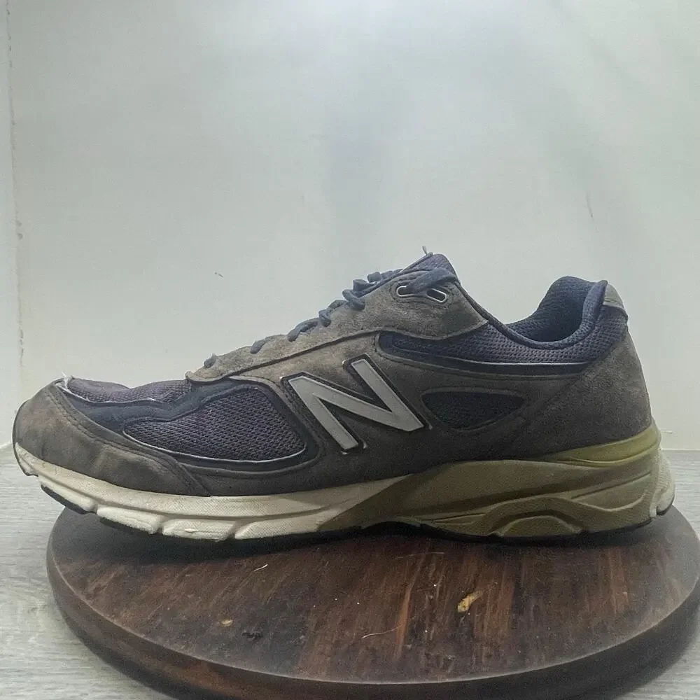 New Balance 990v4 Men's Size 15 Blue Suede Sneakers Athletic Shoes USA M990NV4